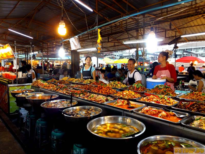 Рынок Тепразит в Паттайе, Таиланд