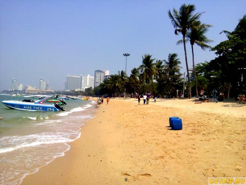 Куда поехать для пляжного отдыха в январе, Пляж Паттайя бич в Паттайе
