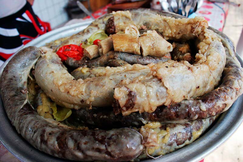 узбекская ливерная колбаса хасып