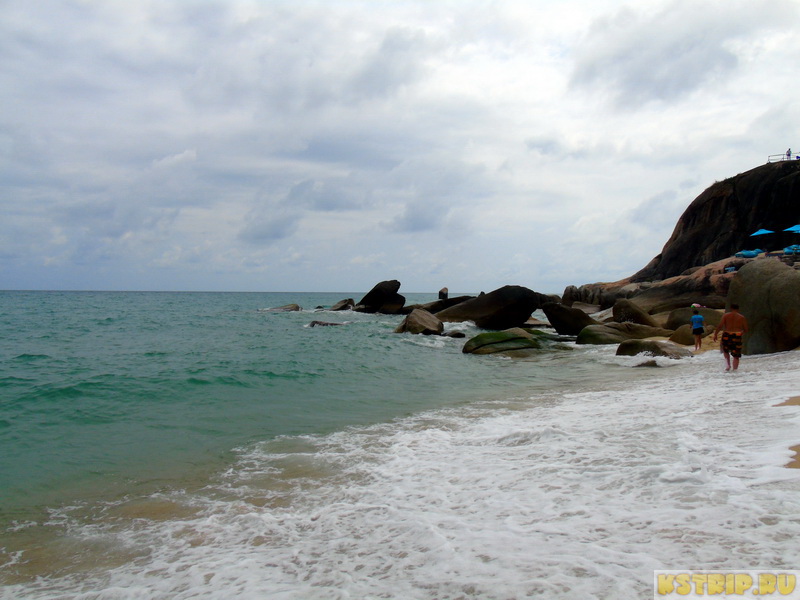 Пляж Ламай на Самуи – большие волны и крутой вход