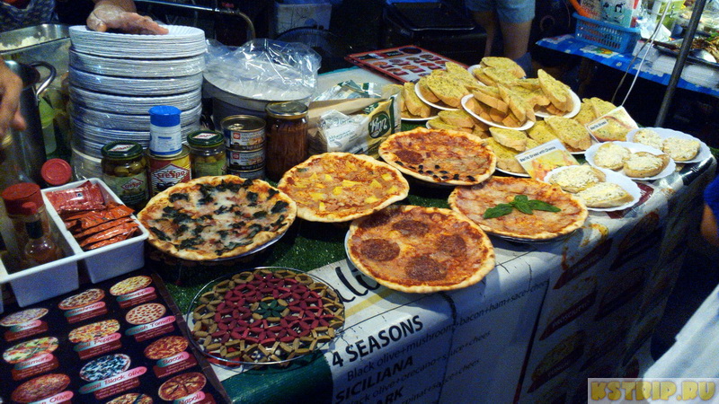 Ночной воскресный рынок на Самуи, Ламай – типичные сувениры и местная еда