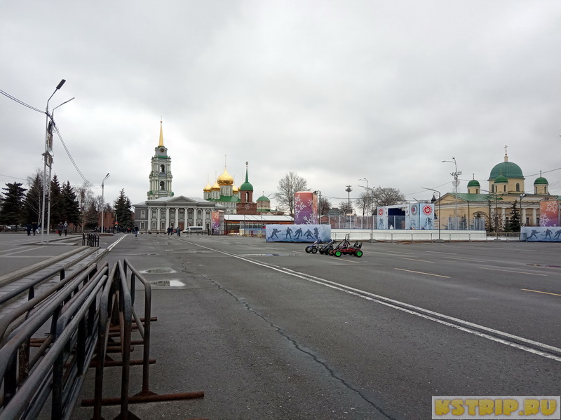 Площадь Ленина в Туле и Успенский кафедральный собор