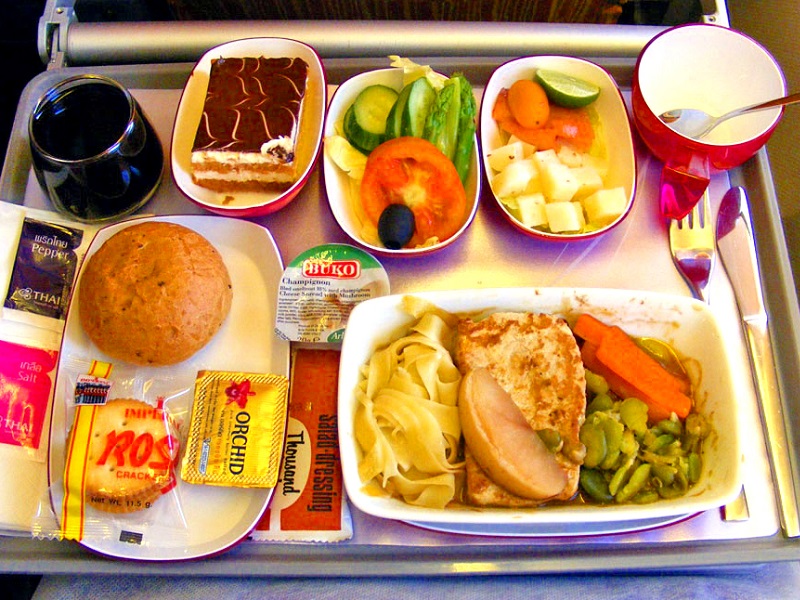 еда в самолете